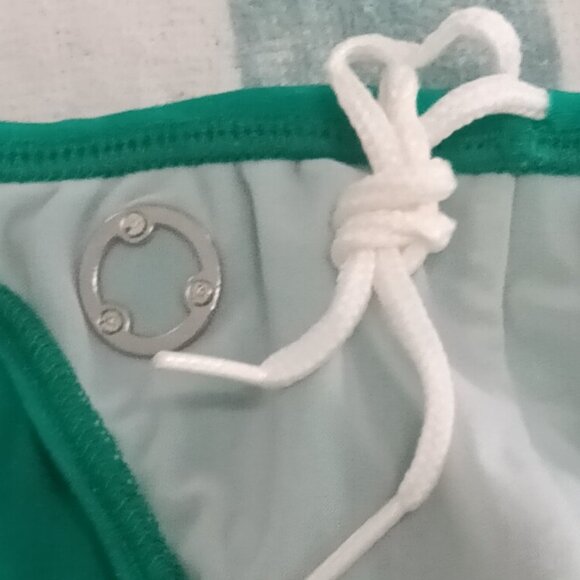 (*) DESIGNER MODUS VIVENDI GREEN BIKINI SWIM BRIEF, SIZE "S" (30"-32") Pre-Owned - Picture 4 of 7